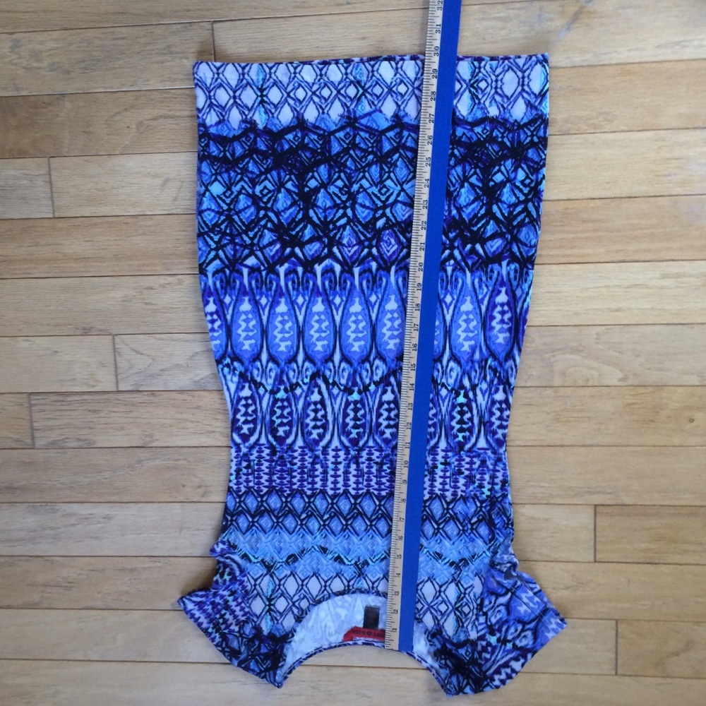 Blue Pattern dress - Picture 3 of 5